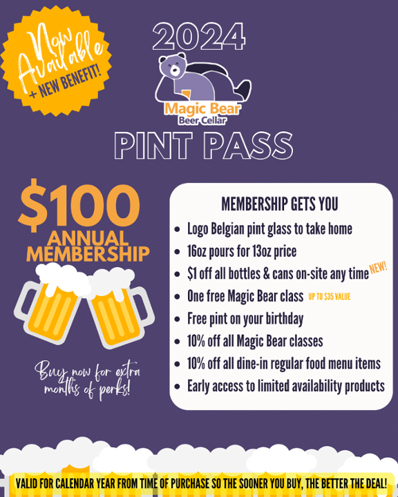 Pint Pass Membership - 2024