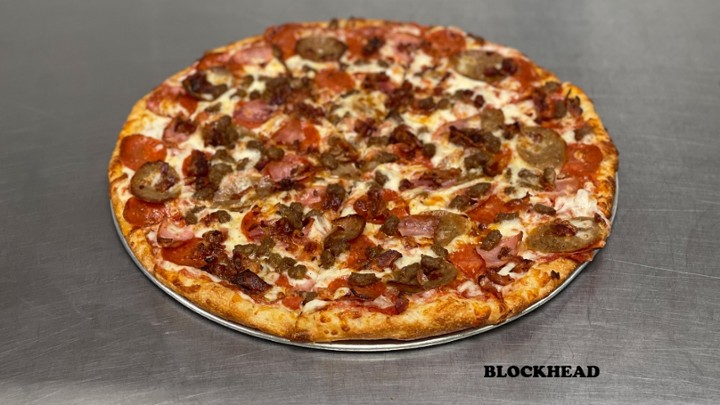 14" Specialty Pizza - Blockhead