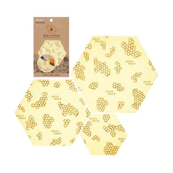 Bee's Wrap 3 Pack Hex Hugger Bowl Covers
