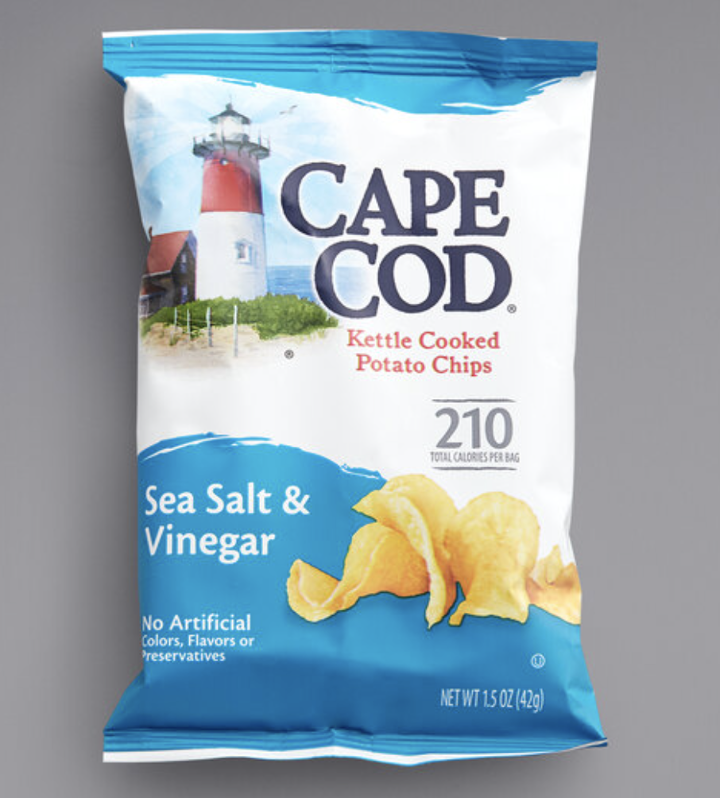 Cape Cod Chips - Sea Salt and Vinegar 1.5 oz