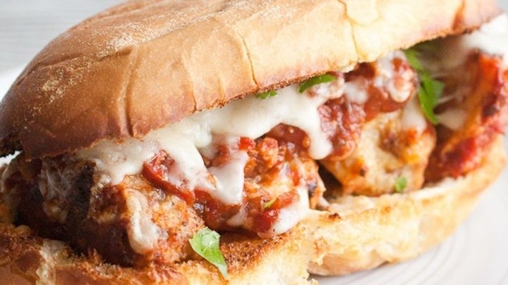 Meatball Parmesan Sub