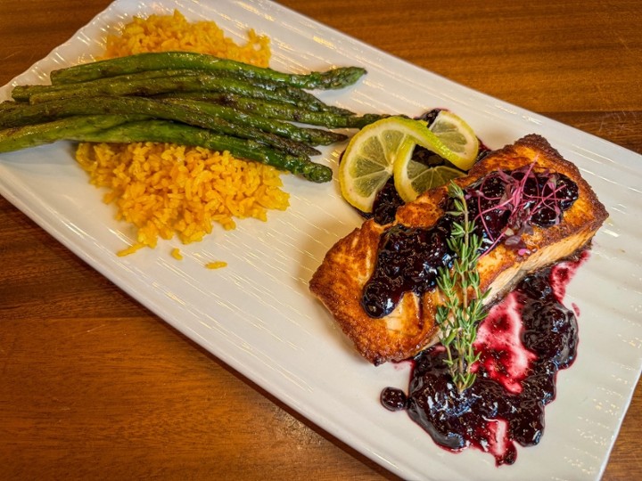 Blueberry Balsamic Salmon