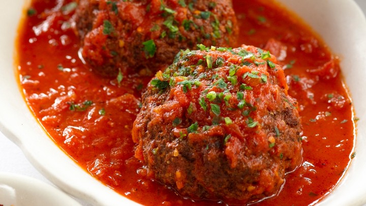 Italian Style Meatballs, Marinara Sauce