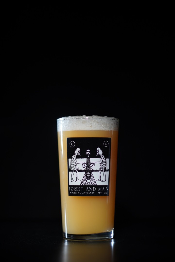 9th Anniversary Glass