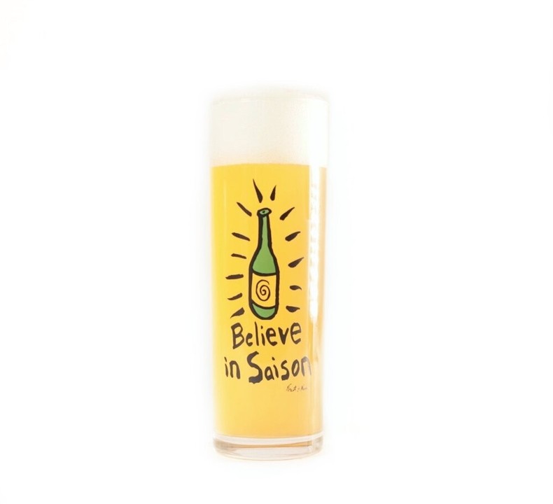 Believe In Saison Kolsch Glass