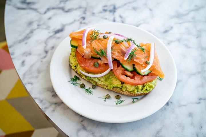 Smoked Salmon Toast