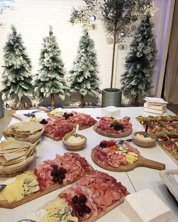 Cutting Boards Meat Cheese Catering for 10