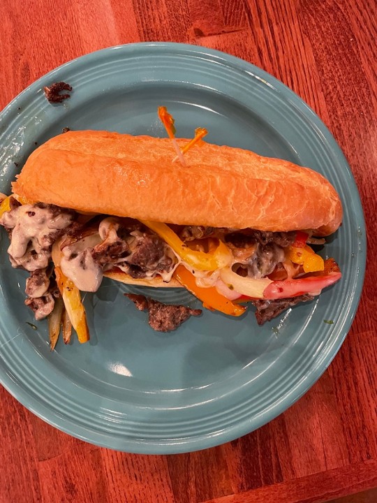 Brewers Steak and Cheese With Fries