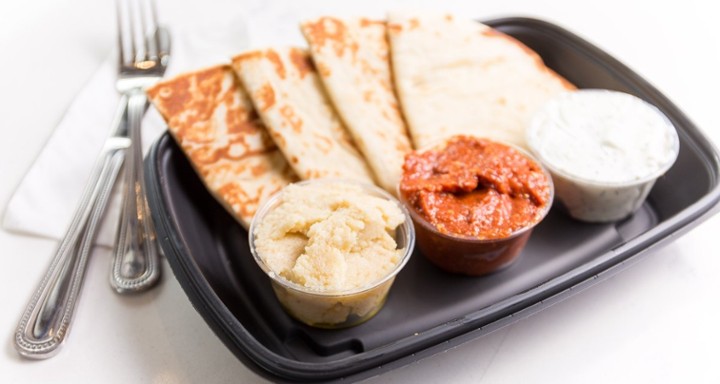 3 spreads & 2 Pita
