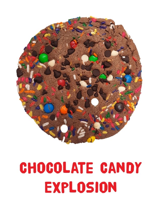 Chocolate Candy Explosion Cookie