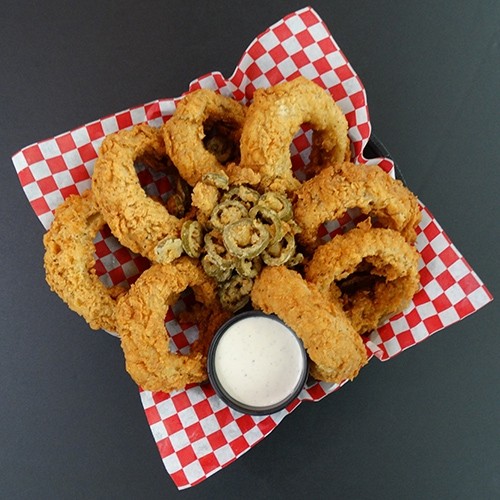 Fried Onions & Jalepenos