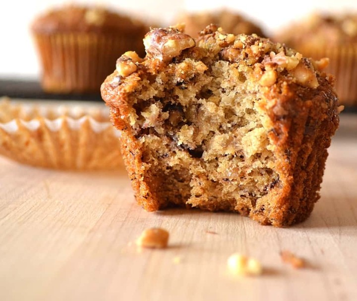 Grilled Banana Nut Muffin