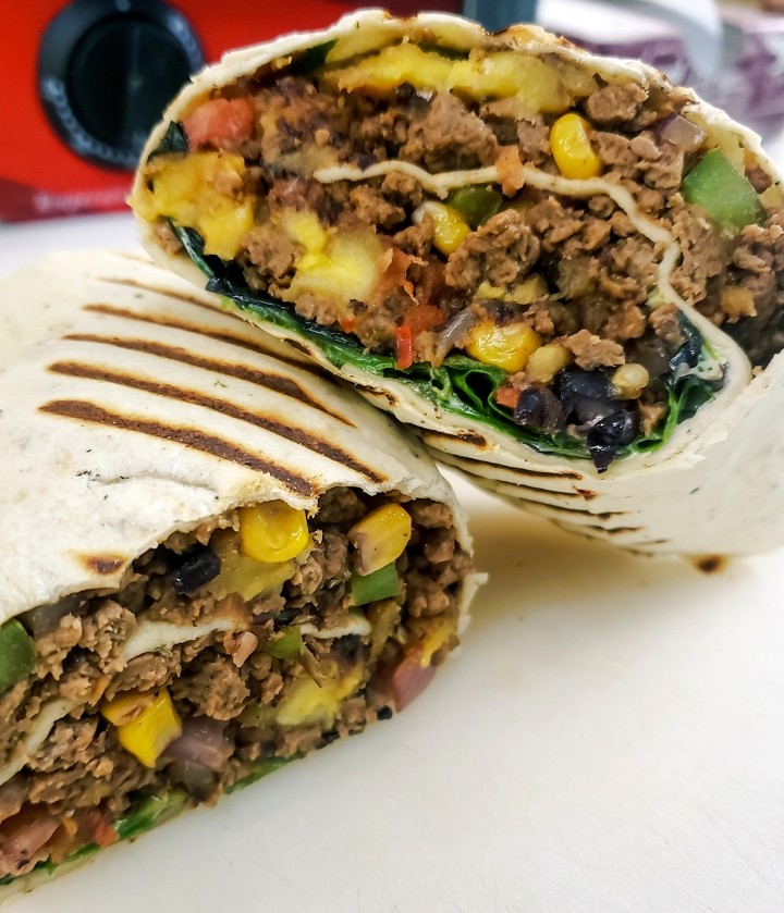 Carribean Piccadillo Veggie Wrap