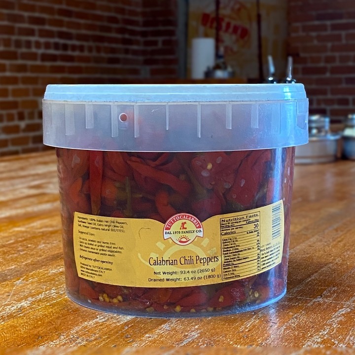 Large Tub Calabrian Peppers
