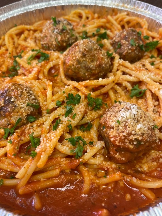 Spaghetti and Meatballs Dinner for 2