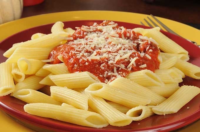 Penne with Marinara Sauce