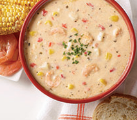 Shrimp and Roasted Corn Chowder (8 Servings)
