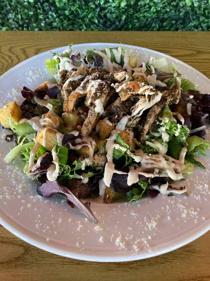 Jerk Chicken Caesar Salad