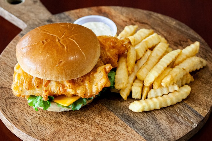 Friday's Beer Battered Cod Sandwich