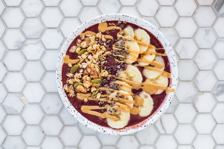 Peanut Butter Banana Acai Bowl