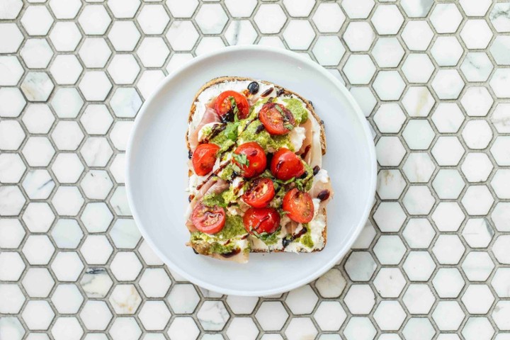 Burrata Caprese Toast