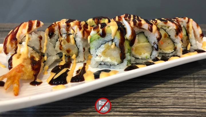 Tiger Dragon Roll (8pc)