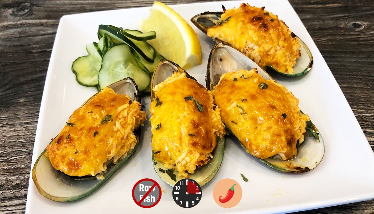 Baked Mussel (4pc)