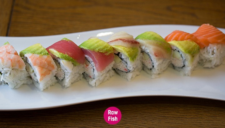 Rainbow Roll (8pc)