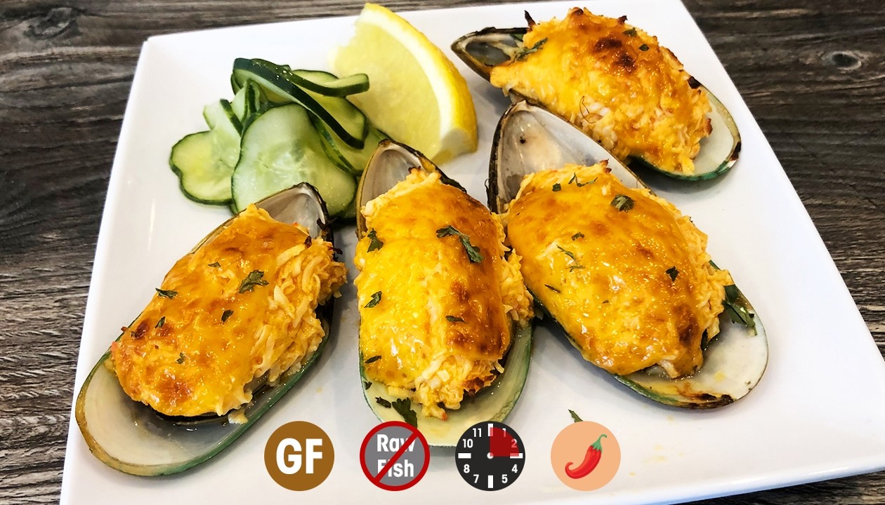[GF] Baked Mussel (4pc)