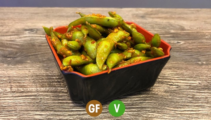 [GF] Garlic Edamame