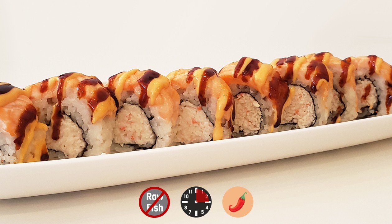 Baked Salmon Roll (8pc - BAKED)