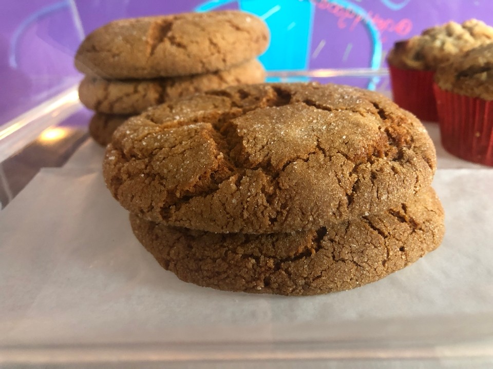 💛Rye Ginger Molasses Cookies
