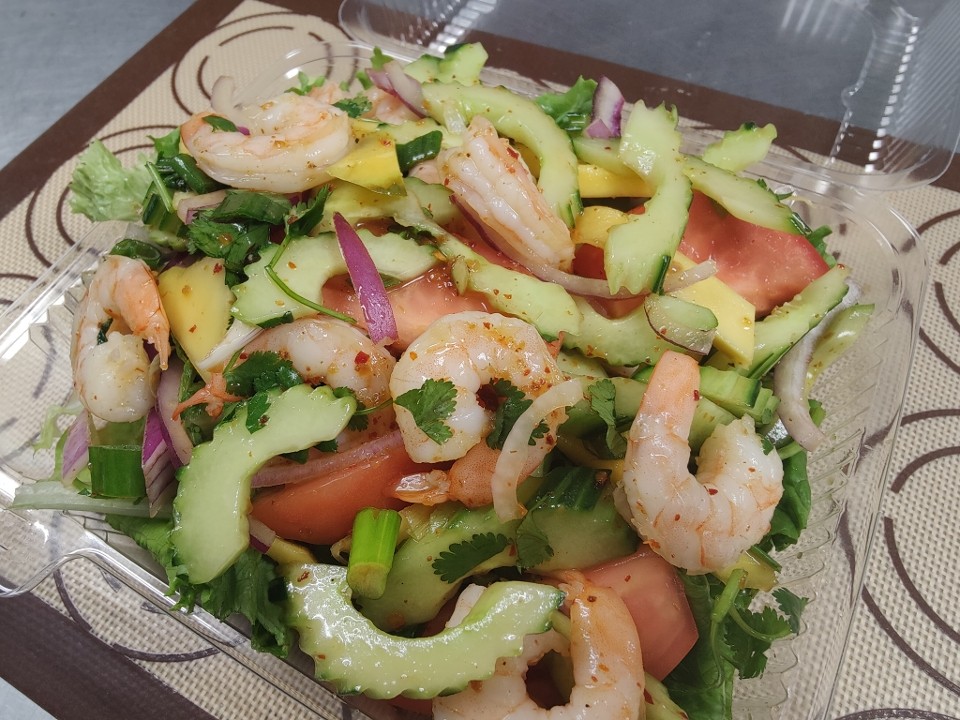 13.  Shrimp with Lemongrass Salad