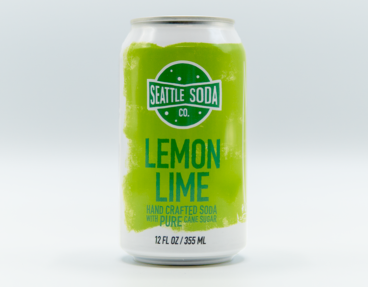 Seattle Soda: Lemon Lime Can