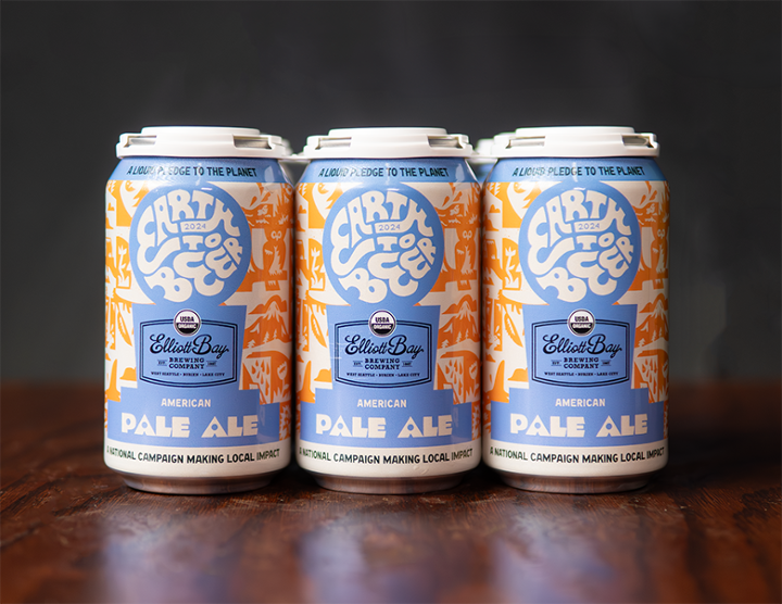 Organic Earth To Beer Pale Ale Cans