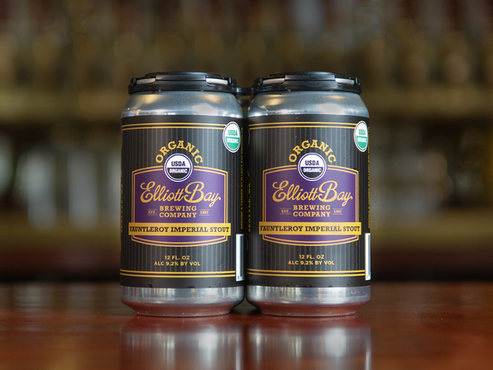 Organic Fauntleroy Imperial Stout Cans