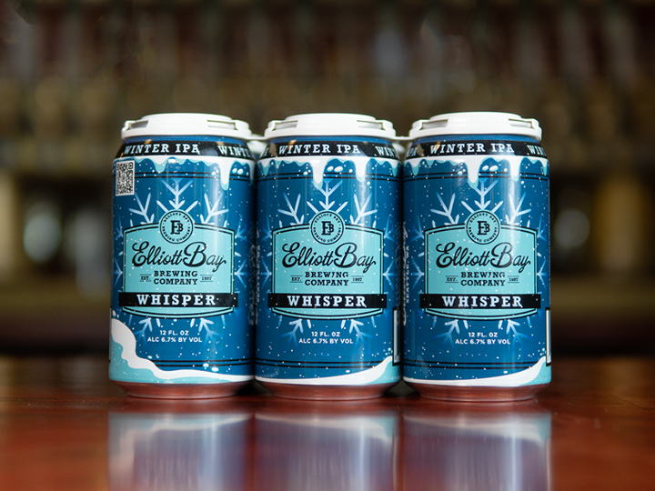 Whisper Winter IPA Cans