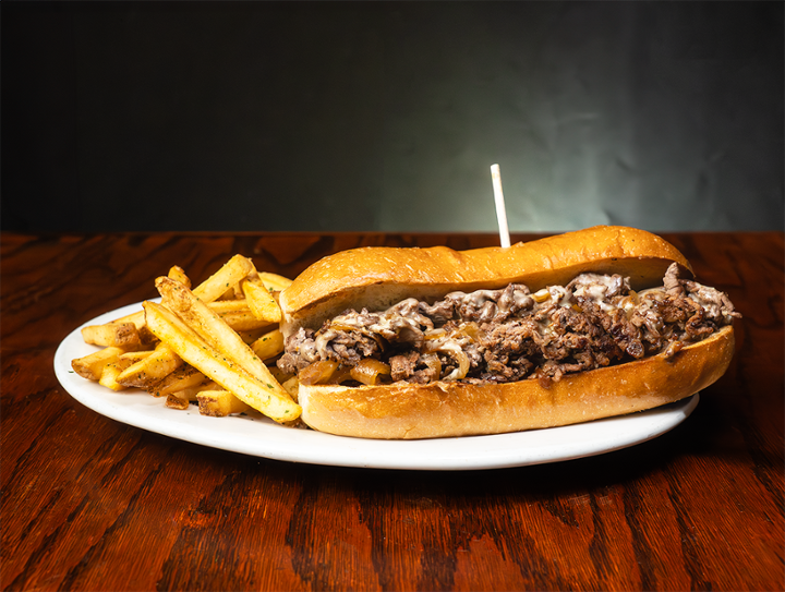 Black Angus Philly Cheese Steak -