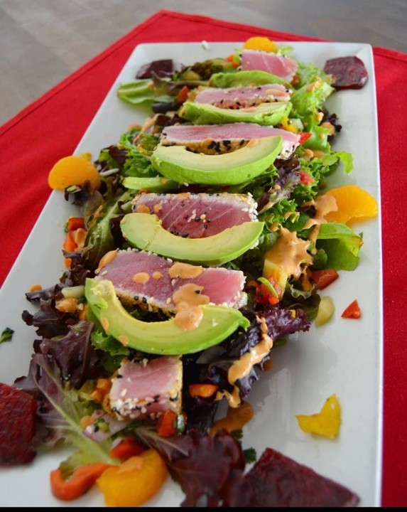 Sesame-crusted Ahi Tuna Salad