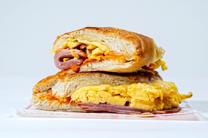Ham Breakfast Sandwich +