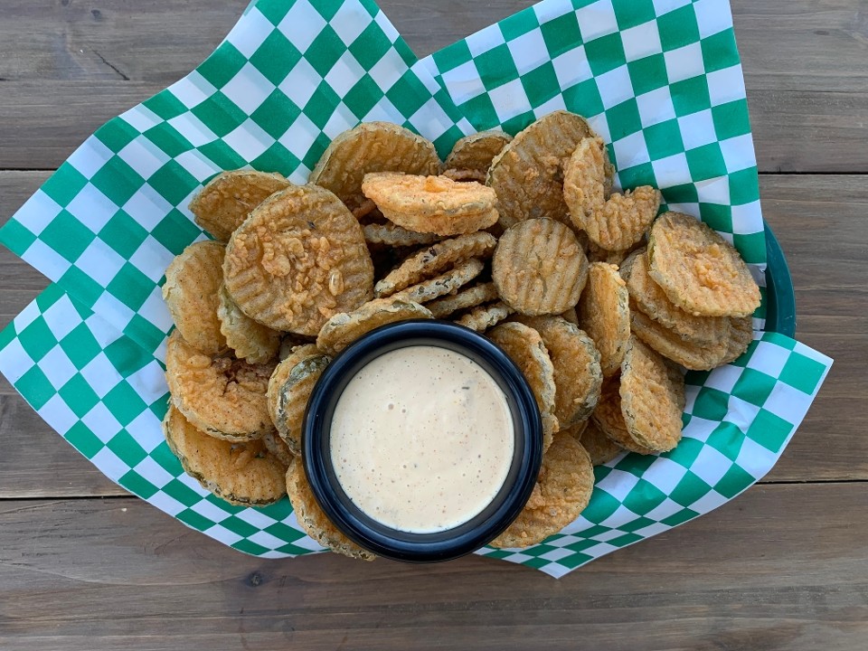 Fried Pickles with Spicy Ranch
