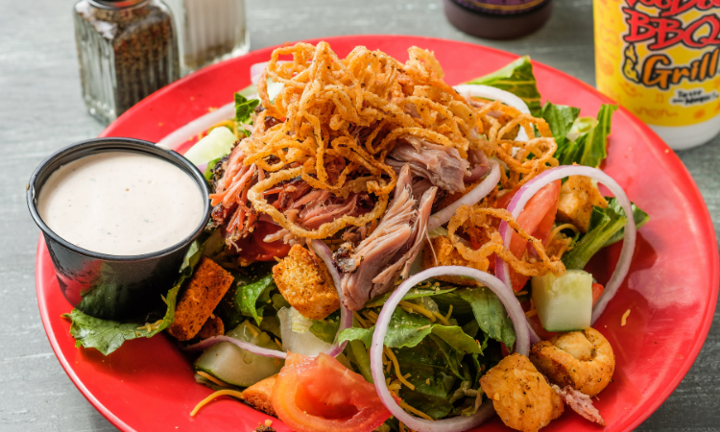 Signature Pulled Pork Bayou Salad