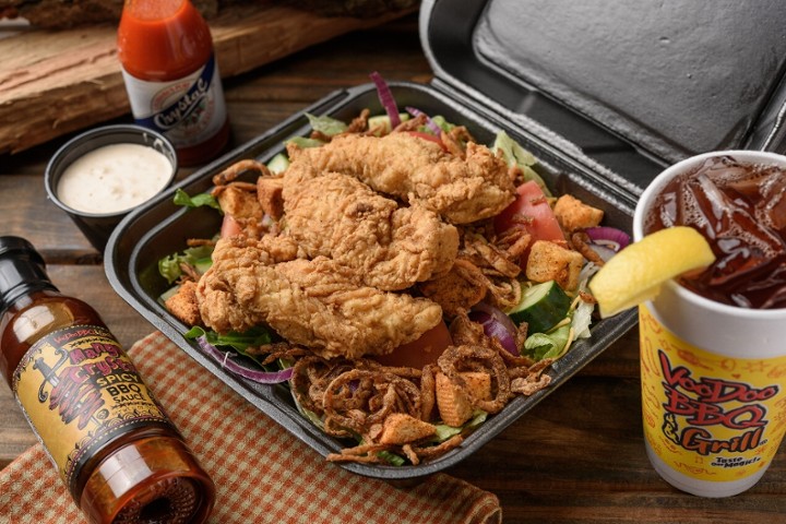 Chicken Tender Bayou Salad