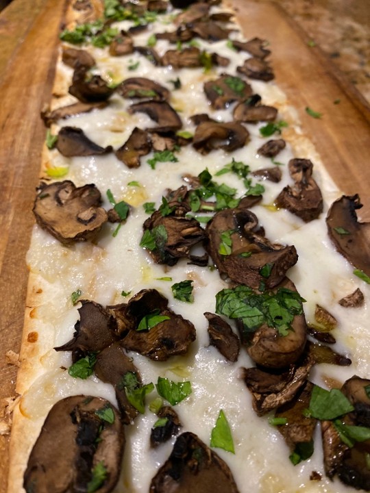 Triple Mushroom Flatbread Pizza
