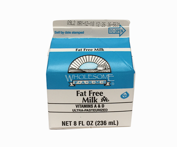 Milk Fat free - Wholesome Farms