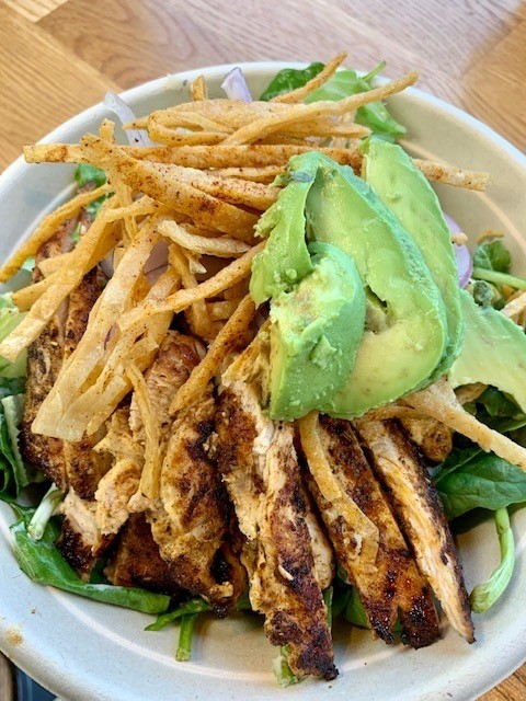 Baja California Avocado Blackened Salad