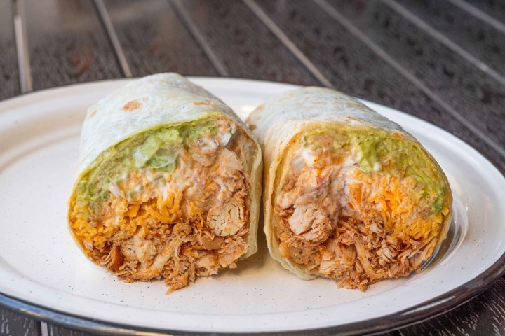 Shredded Chicken Burrito