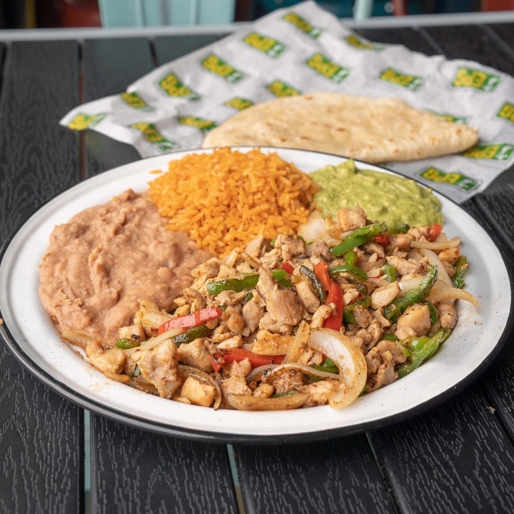 Chicken Fajitas Plate