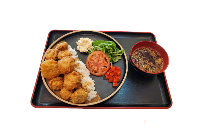 Mushroom Curry Plate