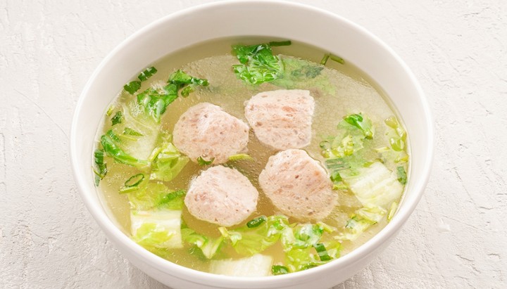 38B. Meatball Glass Noodle Soup 貢丸湯冬粉